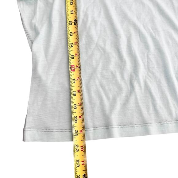 Lululemon Lab Merino Wool-Blend Mock Neck Long Sleeve Shirt Womens 8 Ice Green - Picture 9 of 9